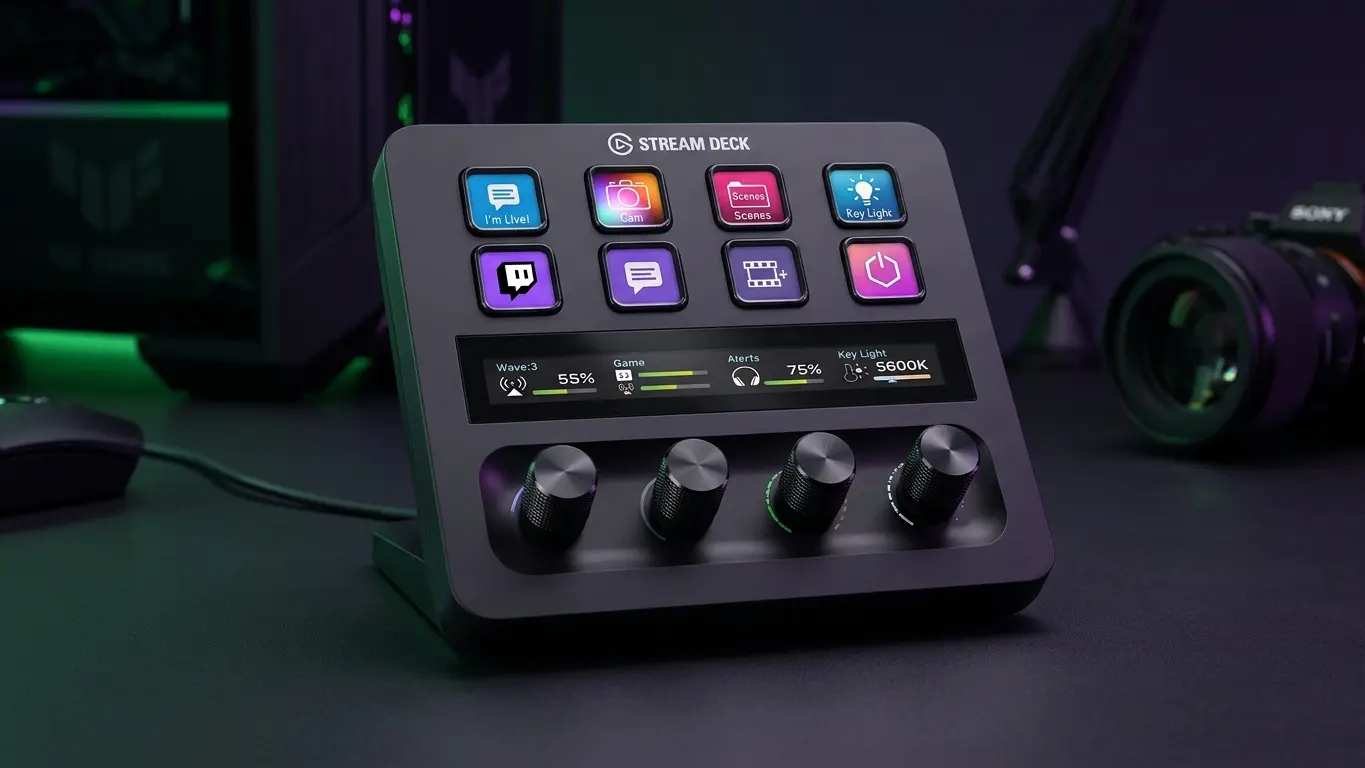 Maduber Elgato Stream Deck Plus streaming controller